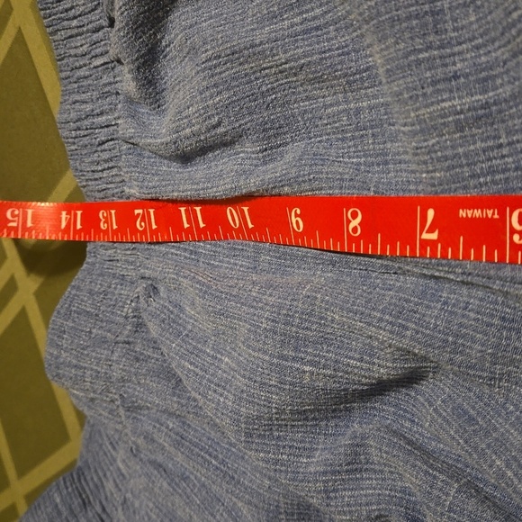 ♥️5 for $25♥️ Koret City Blues Women size 20W Blue Knit Wide Leg Pullon Pants - Picture 6 of 13